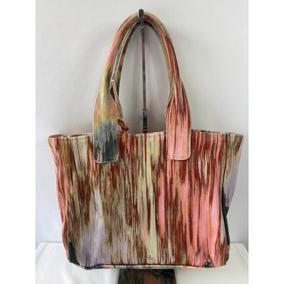 Vince Blue and Pink Tote Bag - Picture 2 of 11